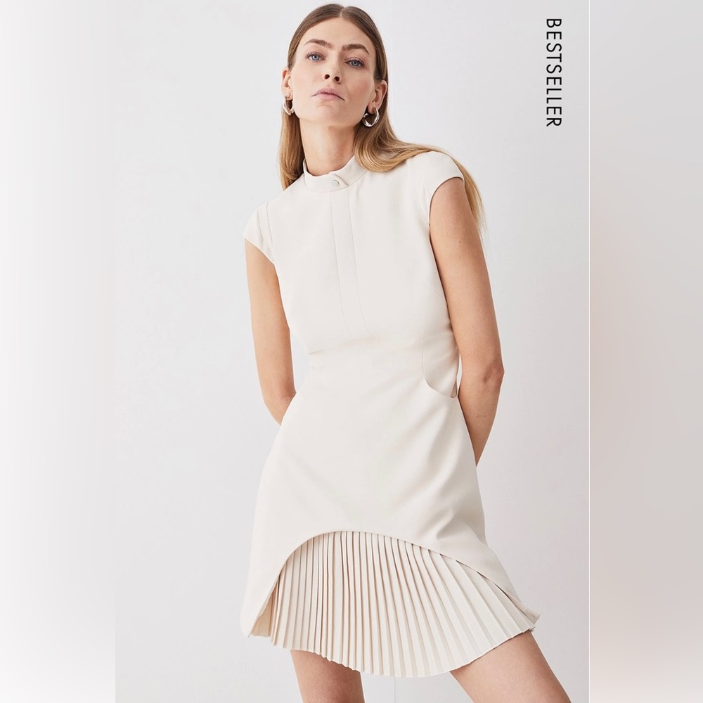 Karen Millen Military Tailored Mini Dress